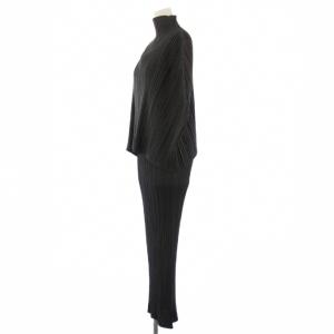 PLEATS PLEASE ISSEY MIYAKE イッセイミヤケ プリーツロングワンピース 2 グレー PP63-JH642