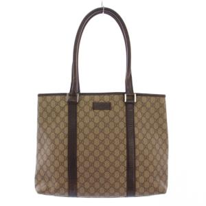 GGスプリーム トートバッグ ベージュ ブラウン 114288