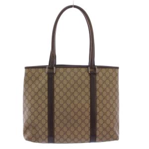 GUCCI GGスプリーム トートバッグ ベージュ ブラウン 114288