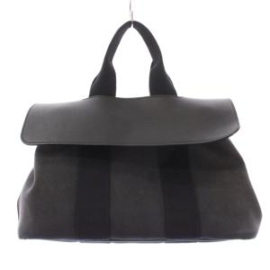 ヴァルパライソMM Q刻印 スターマーク刻印 トートバッグ レザー ブラック