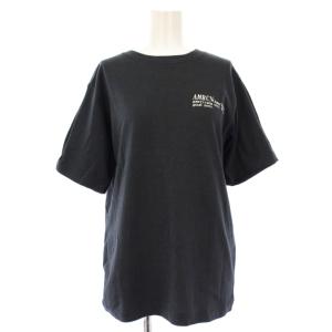 Americana AMRCN T Shirt Tシャツ カットソー 半袖 バックプリント グレー /TK