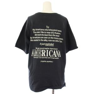 L'Appartement Americana AMRCN T Shirt Tシャツ カットソー 半袖 バックプリント グレー /TK