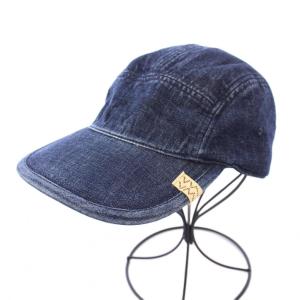 9ozオリジナルデニム CAMP CAP DMGD ダメージ加工