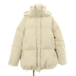23AW midi down jacket 38 ホワイト