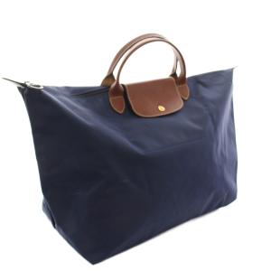 Longchamp ルプリアージュ LE PLIAGE トートバッグ ハンドバッグ ナイロン 紺 ネイビー L1624089556