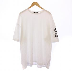 CDG Tシャツ 半袖 クルーネック ロゴ プリント XXL 黒 ブラック