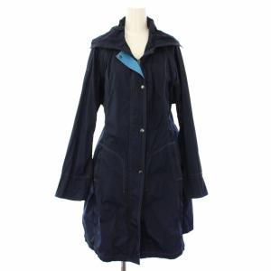 HIROKO KOSHINO スプリングコート 春アウター 40 ネイビー RSUDU-01490 /TK