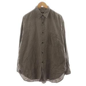 24SS ヨリ杢 ワークシャツ 4 グレー Z01-02004