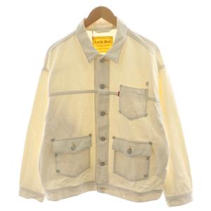 デニムジャケット Gジャン ジージャン M アイボリー PC9-A0153-0001 /AN40