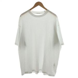 24SS コットンジャージ 半袖Tシャツ カットソー 半袖 5 白 ホワイト Z01-05010 /AN22