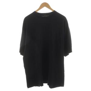 24SS コットンジャージ 半袖Tシャツ カットソー コットン 5 黒 ブラック Z01-05010 /AN24