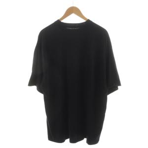 COMOLI 24SS コットンジャージ 半袖Tシャツ カットソー コットン 5 黒 ブラック Z01-05010 /AN24