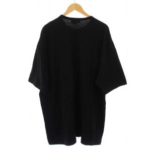 BLACK COMME des GARCONS NIKE Tシャツ 半袖 クルーネック ストレッチ ロゴ ドット柄 L 黒 ブラック /BB