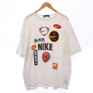 NIKE Tシャツ 半袖 クルーネック ロゴ プリント L 白 ホワイト 1M-T101 /BB