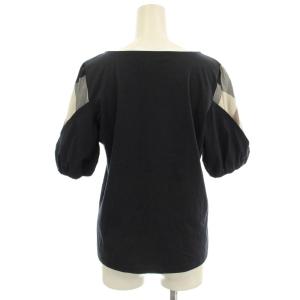 BLUE LABEL CRESTBRIDGE コンパクトプレーティング天竺デザインスリーブカットソー 55O11-165-29 Tシャツ 半袖 チェック柄