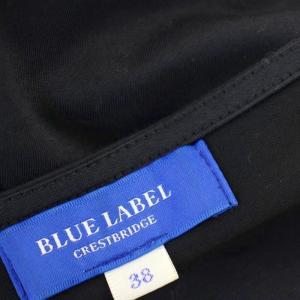 BLUE LABEL CRESTBRIDGE コンパクトプレーティング天竺デザインスリーブカットソー 55O11-165-29 Tシャツ 半袖 チェック柄