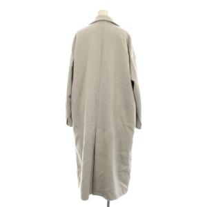 ENFOLD トップリバー チェスターコート ロング トッパー ウール 38 グレー 300AA130-0840 /KU