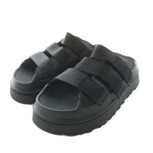 W GOLDENGLOW SLIDE ゴールデングロウ スライド サンダル シューズ US7 ブラック