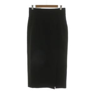 ハイウエストシガレットスカート タイト スリット ロング 38 ブラック 21060586202010