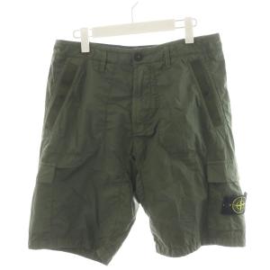 シアサッカーナイロンメタルショーツ W30 カーキ