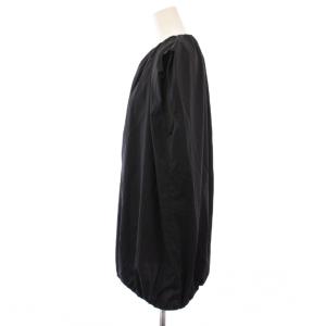 JOURNAL STANDARD L'ESSAGE 25SS シルックブライトバルーンブラウス シャツ ノースリーブ F 黒 25051370040020