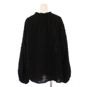 JOURNAL STANDARD L'ESSAGE 24AW フェザーボリュームスリーブブラウス シャツ 長袖 F 黒 24051370212030 /BM