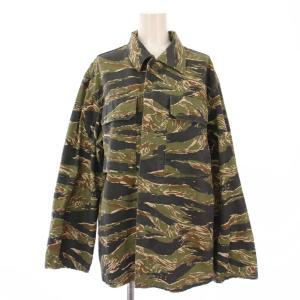 24SS ARMY SHIRTS ミリタリージャケット カモフラ 迷彩柄 36 カーキ 24050200800010