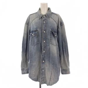 サマーデニムシャツ ブラウス 長袖 F インディゴ 19050586310010 /BM