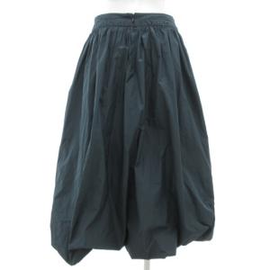theory luxe バルーンスカート フレア ロング ミモレ 38 緑 グリーン /GV