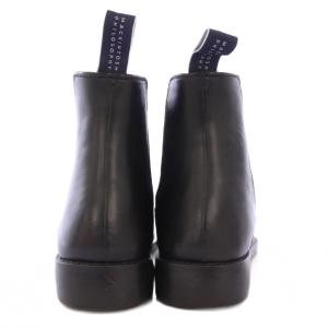 MACKINTOSH PHILOSOPHY MACKINTOSHPHILOSOPHY サイドゴアブーツ ショート 切替 ローヒール 38 黒 ブラック /BB