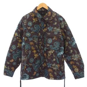 TAION CPO SHIRT JKT CPOシャツジャケット ダウン アウター ペイズリー柄 2 黒