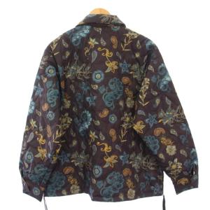 CONVERSE TAION CPO SHIRT JKT CPOシャツジャケット ダウン アウター ペイズリー柄 2 黒