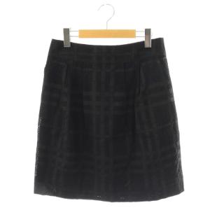 セミタイトスカート ひざ丈 40 ブラック /ES