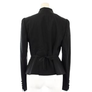 theory luxe GLARE POLLETT スタンドカラージャケット 40 黒 03-6304116 /TK