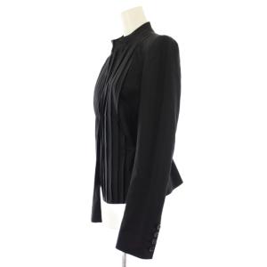 theory luxe GLARE POLLETT スタンドカラージャケット 40 黒 03-6304116 /TK