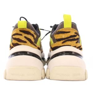 MICHAEL Michael Kors ローカットスニーカー シューズ 厚底 アニマル柄 ハラコ メッシュ レザー 切替 7M マルチカラー /BB