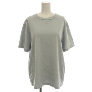 24SS Mme.CREW Tシャツ 24070500408010 半袖 無地 F 水色 ブルーグレー