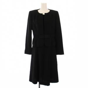 formal ブラックフォーマル 喪服 セットアップ ノーカラージャケット ショート丈 フレアワンピース