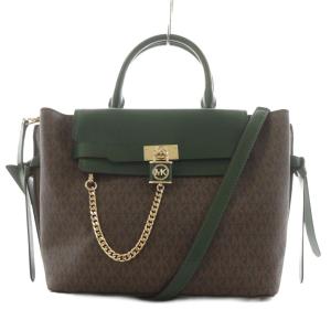 MKシグネチャー ハミルトン レガシー サッチェル ハンドバッグ ショルダーバッグ 2way チェーン