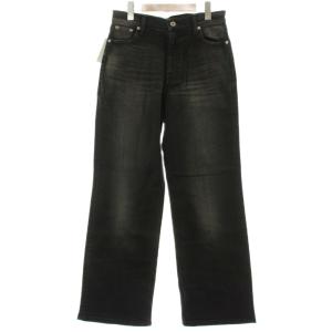 タグ付き ワイドデニムパンツ ジーンズ 73-97 黒 ブラック 19041-04369 /OR