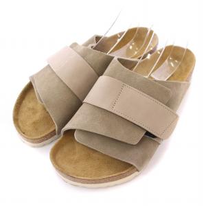 Kyoto キョウト ヌバック フラットサンダル スエード 26.5cm グレー /BB