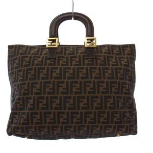 ズッカ柄 ハンドバッグ ベージュ