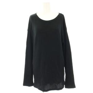 21AW ワッフルTシャツ カットソー 長袖 ロングスリーブ 黒 ブラック 21070500710030