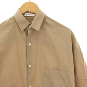 MADISONBLUE ジェイブラッドリーシャツ J.BRADLEY SHIRT カジュアルシャツ 五分袖 1 ベージュ MB167-5015