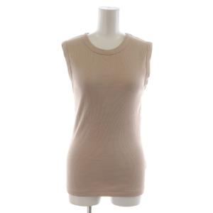 sleeveless プルオーバー カットソー タンクトップ ノースリーブ ピンクベージュ 20-070-500-7021-1-0
