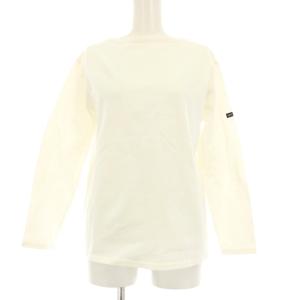 バスクシャツ カットソー 長袖 無地 ボートネック XS 白 ホワイト /OR
