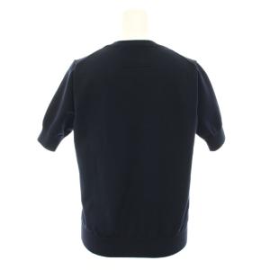 SLOANE ニット セーター カットソー クルーネック 半袖 薄手 1 紺 ネイビー SL3S 091 /YT