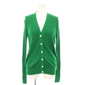 18GシルクワイドリブVネックカーディガン 18G silk wide rib Vneck cardigan
