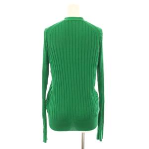 SLOANE 18GシルクワイドリブVネックカーディガン 18G silk wide rib Vneck cardigan