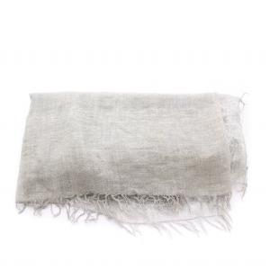 Faliero Sarti マフラー ストール ラメ グレー /YM